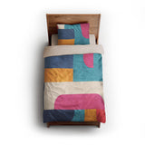 Bruno Multicolor twin - microfiber - Natural Backing