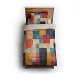 Finn Multicolor twin - microfiber - Natural Backing