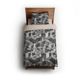 Harmon Surreal Chess BW twin - microfiber - Natural Backing