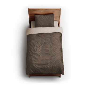 Terlingua Rust & Palladium twin - microfiber - Natural Backing