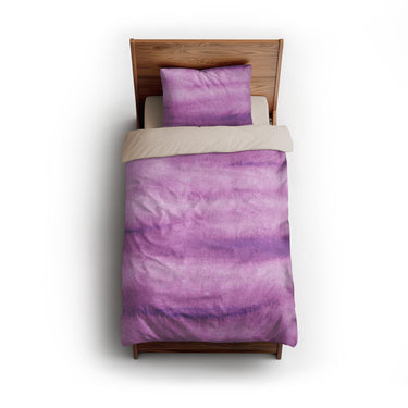Ophelia Watercolor Violet Balayage twin - microfiber - Natural Backing