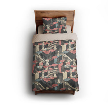 Harmon Surreal Chess twin - microfiber - Natural Backing