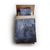 Dianthus Navy twin - microfiber - Natural Backing