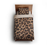 Cheetah Hide Print twin - microfiber - Natural Backing