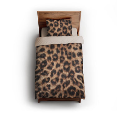 Cheetah Hide Print twin - microfiber - Natural Backing