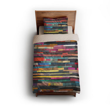 Konrad Multicolor twin - microfiber - Natural Backing