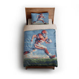 8 Bit Running Back twin - microfiber - Natural Backing