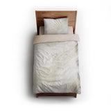 Emil Ivory twin - microfiber - Natural Backing
