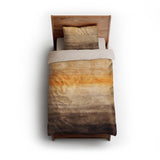 Ruidoso Brown & Orange twin - microfiber - Natural Backing