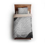 Elowin Greyscale twin - microfiber - Natural Backing