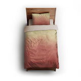 Kieran Watercolor Peach Ombre twin - microfiber - Natural Backing