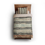 Delsin Blue & Orange twin - microfiber - Natural Backing