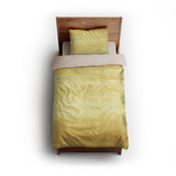Jacinda Watercolor Yellow Ombre twin - microfiber - Natural Backing