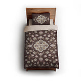 Fenwick Maroon & Gold twin - microfiber - Natural Backing