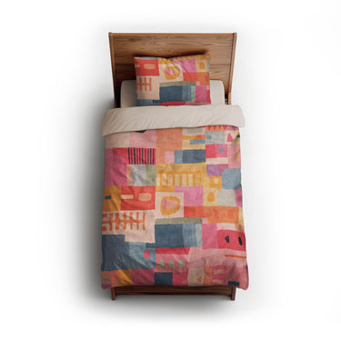 Velma Multicolor twin - microfiber - Natural Backing