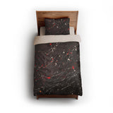 Edgar Red & Vintage Black twin - microfiber - Natural Backing