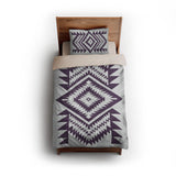 Reyno Eggplant & Stone twin - microfiber - Natural Backing