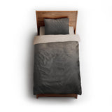 Kieran Watercolor Greige Ombre twin - microfiber - Natural Backing
