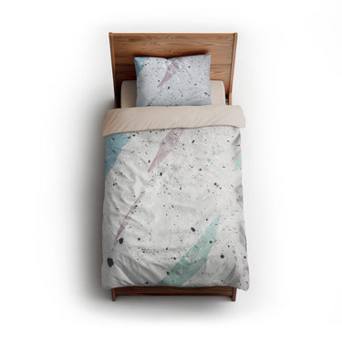 Stephanie Cool Splatter twin - microfiber - Natural Backing