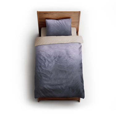 Kieran Watercolor Indigo Ombre twin - microfiber - Natural Backing