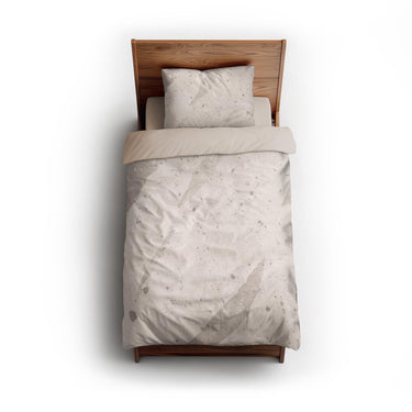 Stephanie Ivory Monotone twin - microfiber - Natural Backing