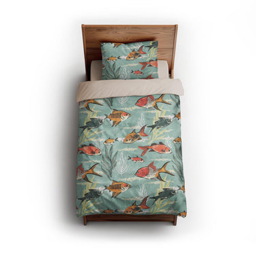 Fish Tank twin - microfiber - Natural Backing