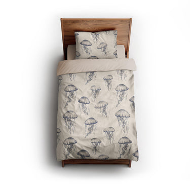 Jellyfish Bloom twin - microfiber - Natural Backing