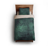 Andromeda Watercolor Teal twin - microfiber - Natural Backing