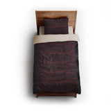 Kepler Deep Purple & Fuchsia twin - microfiber - Natural Backing