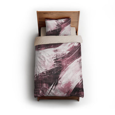 Emil Burgandy twin - microfiber - Natural Backing