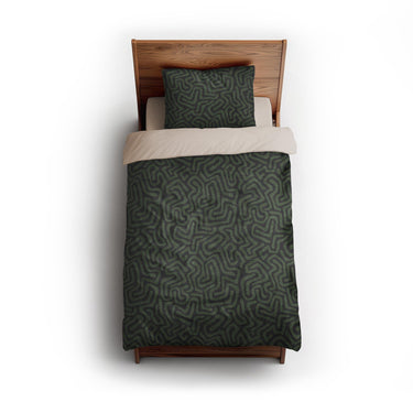 Kiva Green twin - microfiber - Natural Backing