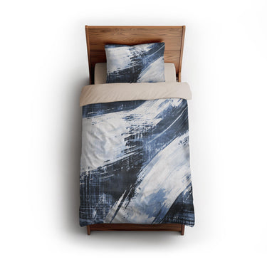 Emil Navy Blue twin - microfiber - Natural Backing