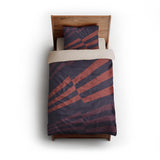 Prisma Purple & Coral twin - microfiber - Natural Backing