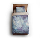Zephyr Watercolor Amethyst twin - microfiber - Natural Backing