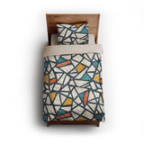 Larken Multicolor twin - microfiber - Natural Backing