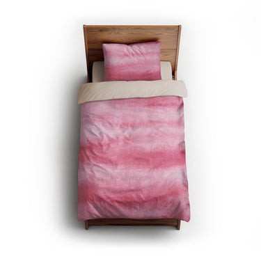 Ophelia Watercolor Pink Balayage twin - microfiber - Natural Backing
