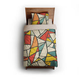 Arthur Multicolor twin - microfiber - Natural Backing