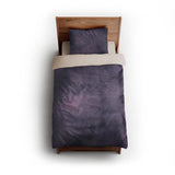Andromeda Watercolor Purple & Blue twin - microfiber - Natural Backing