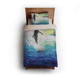 Hawaii Surfer by Charles Bartlett twin - microfiber - Natural Backing