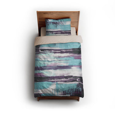 Jörgan Purple & Blue twin - microfiber - Natural Backing