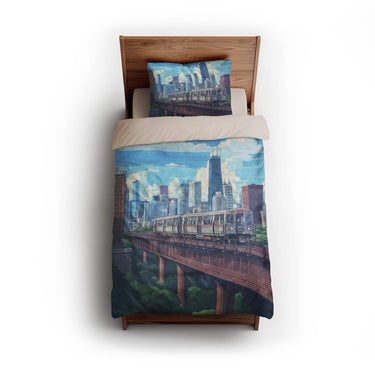 Chicago Metro twin - microfiber - Natural Backing