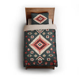 Solano Sage & Terracotta twin - microfiber - Natural Backing