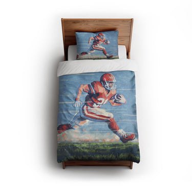 8 Bit Running Back twin - cotton - White Backing