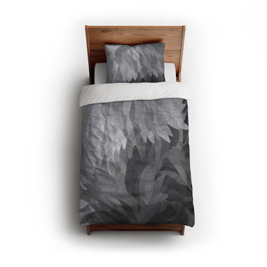 Dianthus Greyscale twin - cotton - White Backing