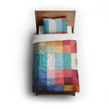 Polyphony Multicolor Vibrant twin - cotton - White Backing