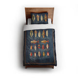 Fishing Lures twin - cotton - White Backing