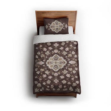 Fenwick Maroon & Gold twin - cotton - White Backing