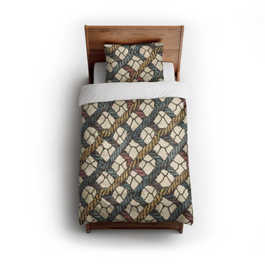 Naval Rope Multicolor twin - cotton - White Backing