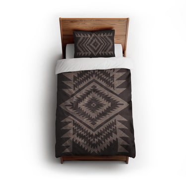 Reyno Neutral & Brown twin - cotton - White Backing