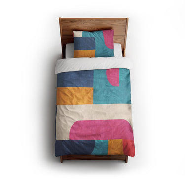 Bruno Multicolor twin - cotton - White Backing